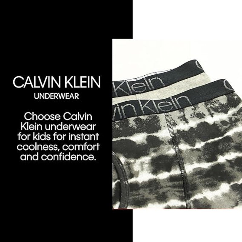 New 5-Pack Calvin Klein Boys XL Modern Cotton Blend Underwear Boxer Briefs