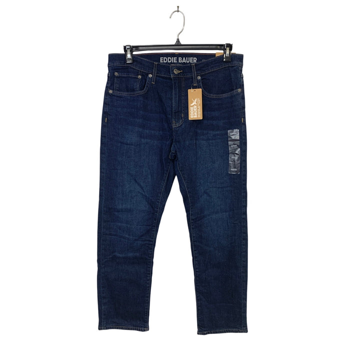 New Eddie Bauer Mens Deep Indigo Straight Fit Eddie&