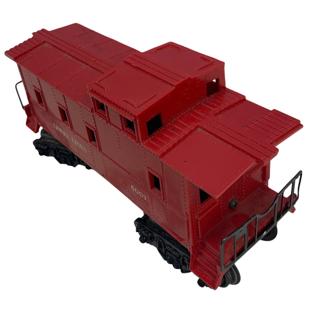 Vintage Lionel 6007 Plastic Cherry Red Caboose Train Car Large O Scale