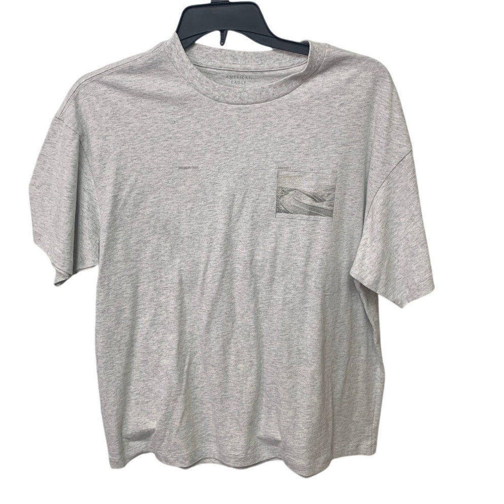 2 New American Eagle Mens Medium Property of AEO Short Sleeve Tees
