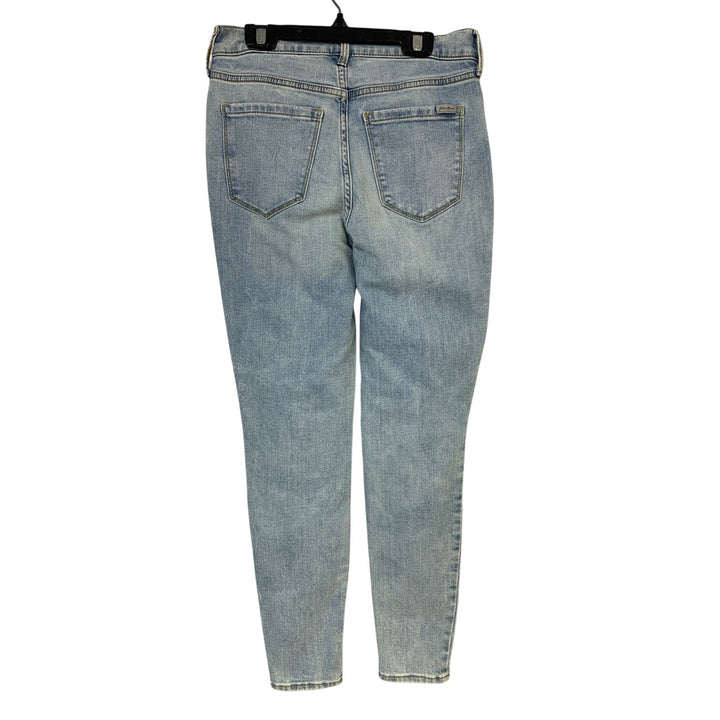 New Eddie Bauer Womens Size 2 Blue Haze Travex Voyager High Rise Skinny Jeans