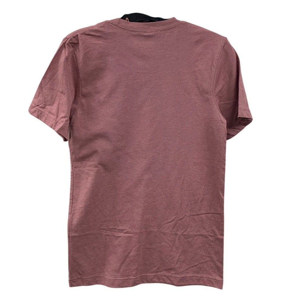 New Hand Printed Womens XS Rose Pink Woodland Owl Bird Short Sleeve Tee Shirt