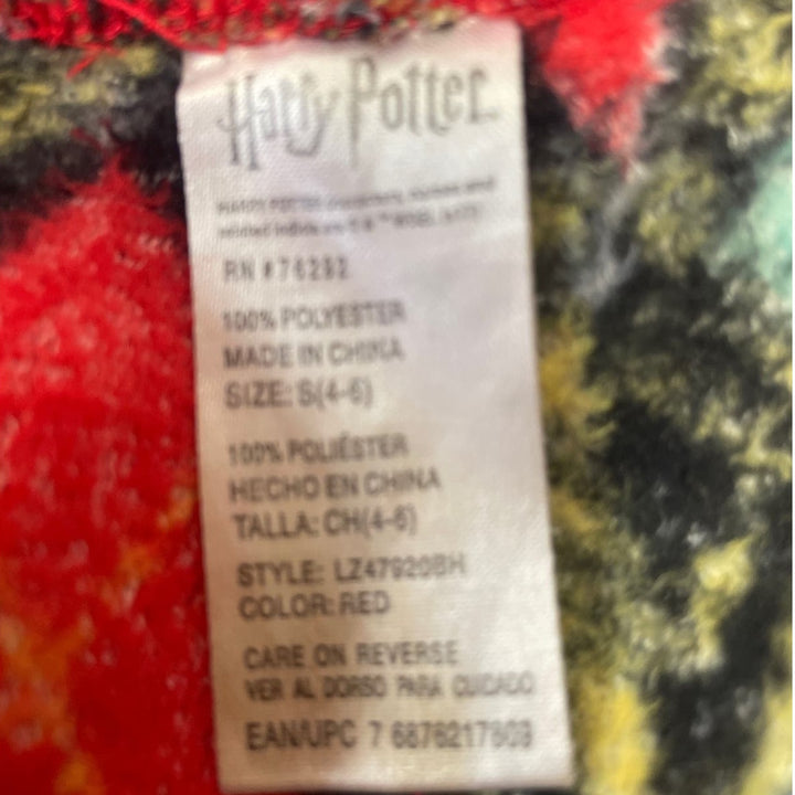 Harry Potter Womens Small Argyle Houses Crest Shield Soft Fleece Pajama Pants