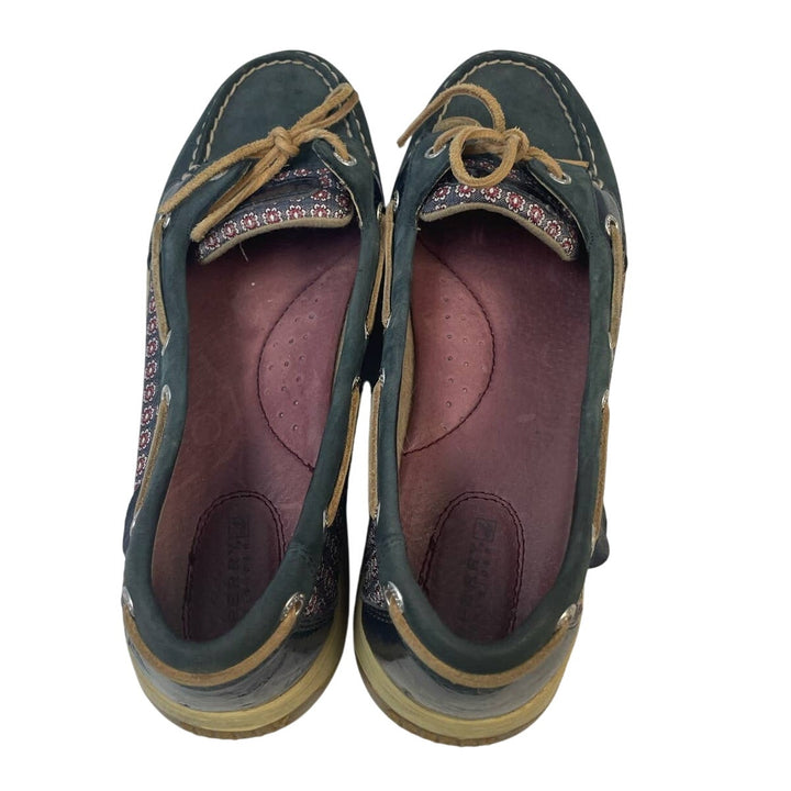 Sperry Top Sider Womens Size 10 Leather Side Laced Boat Shoes Slide On Loafers