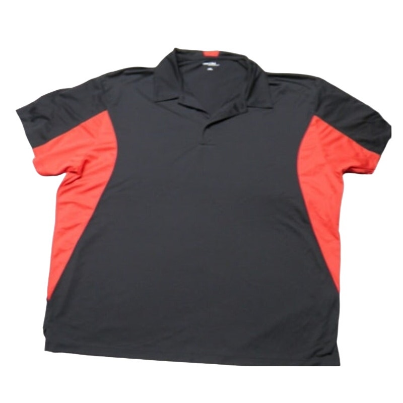 Sport-Tek Mens 3XL Side Blocked 100% Polyester Sport-Wick Polo Collared Shirt