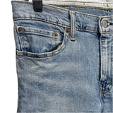 Levi's Mens 34 X 32 511 100% Cotton Regular Fit Straight Leg Denim Blue Jeans
