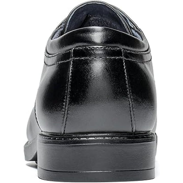 Bruno Marc Mens Size 8.5W Wide Black Lace Up Classic Oxford Dress Cap Toe Shoes