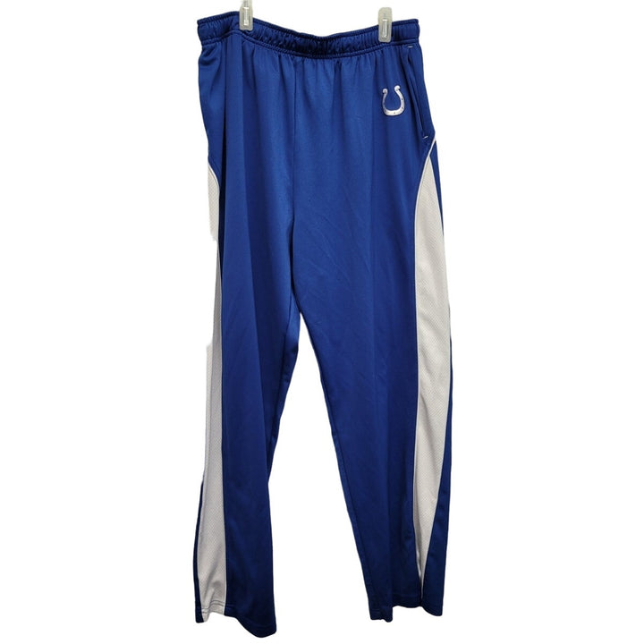 Team Apparel Mens XL 100% Polyester Indianapolis Colts Football Athletic Pants