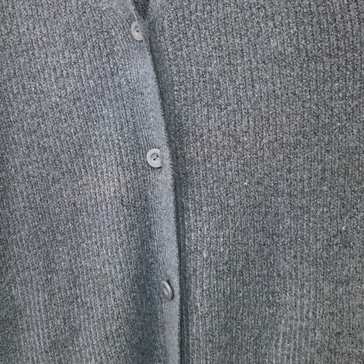New American Eagle Womens Small Long Sleeve V Neck Button Up Knit Cardigan