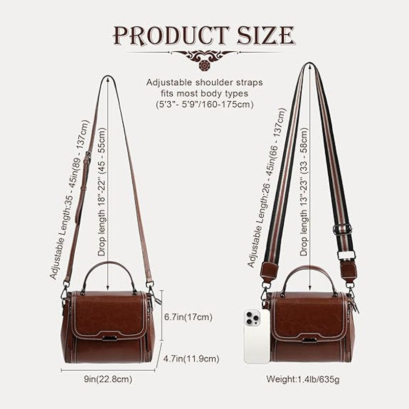 Imeetu Womens Blue Faux Leather Metal Latch Removeable Strap Crossbody Handbag