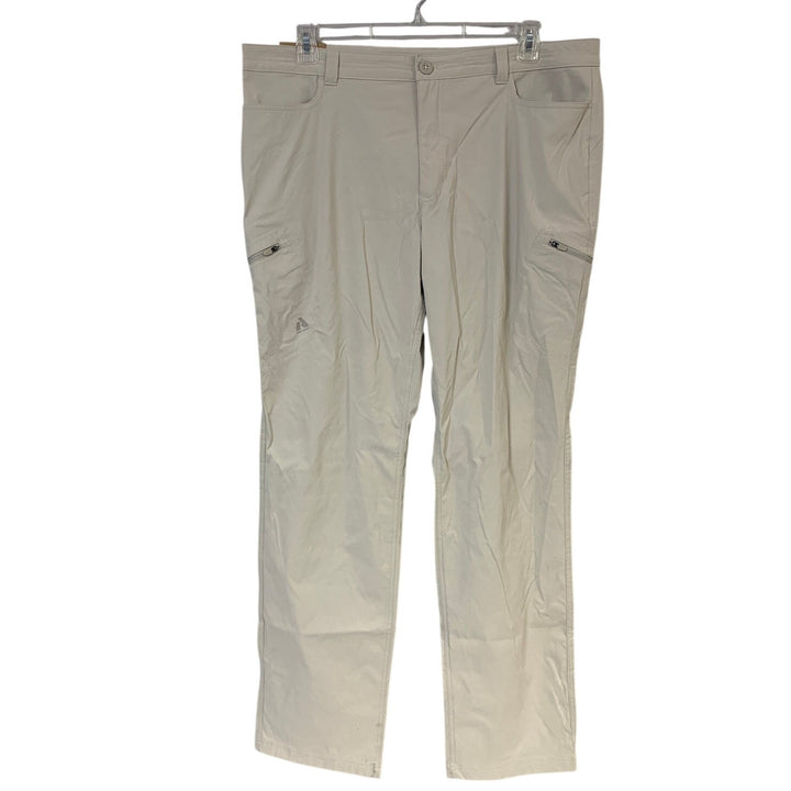 New Eddie Bauer Womens Pumice Khaki UPF 50+ Outdoor Guide Mid Rise Cargo Pants
