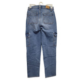 New American Eagle Womens Size 0 Regular Stretch Denim Blue Jeans w Pockets
