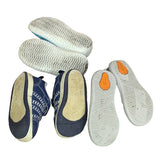 3 Pairs Boys Size 4-8 Stride Rite Sneakers Speedo Swim Slip on Tennis Shoes