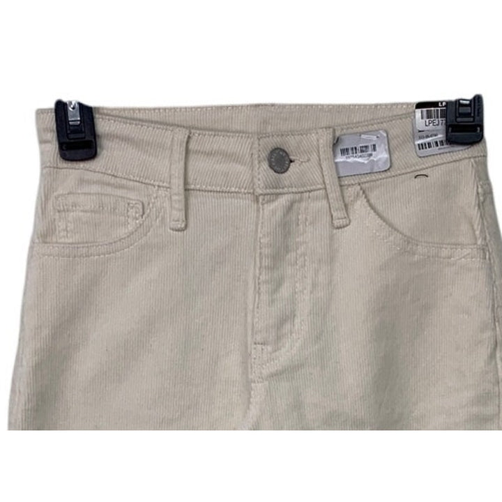 NWT New Art Class Girls Medium (8) White Sand Cotton Blend Corduroy Pants