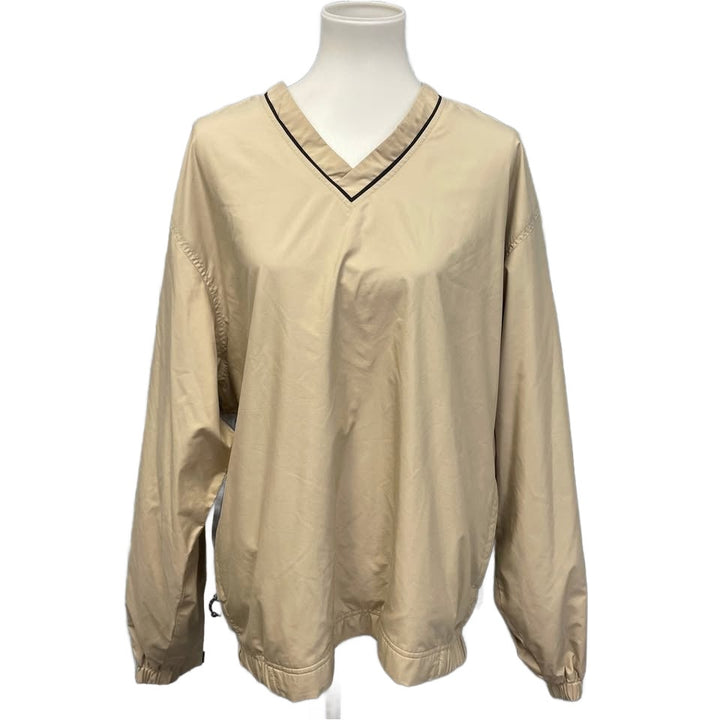 Cutter &amp; Buck Mens XL Long Sleeve VNeck Lined Golf Sports Pullover Jacket