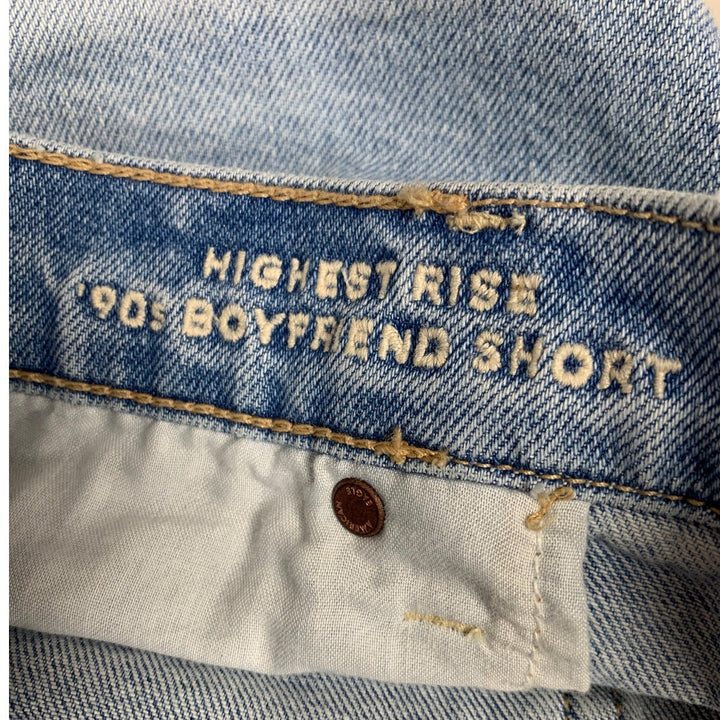 New American Eagle Womens Size 20 Highest Rise Ex Boyfriend Denim Jean Shorts