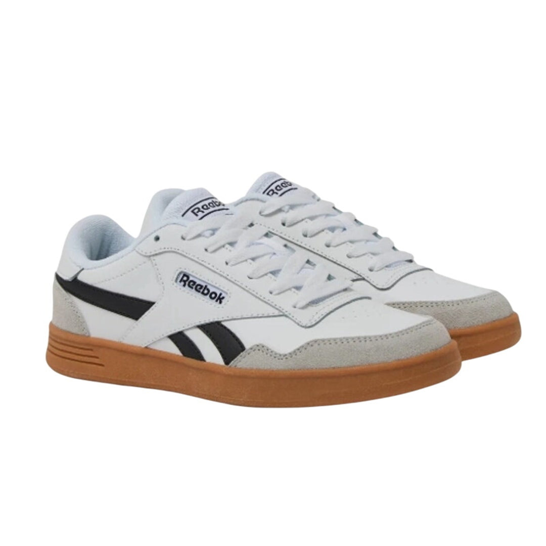 Reebok Womens Size 6 White Mist Gray Athletic Sneakers Low Top Lace Up Shoes