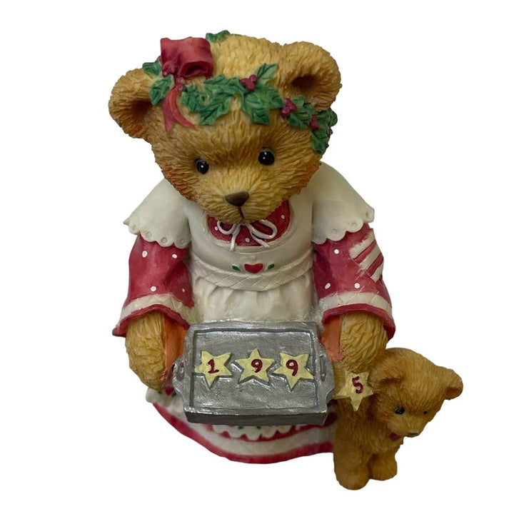 Vintage 1995 Cherished Teddies Amanda 141186 Christmas Cheer to Last The Year