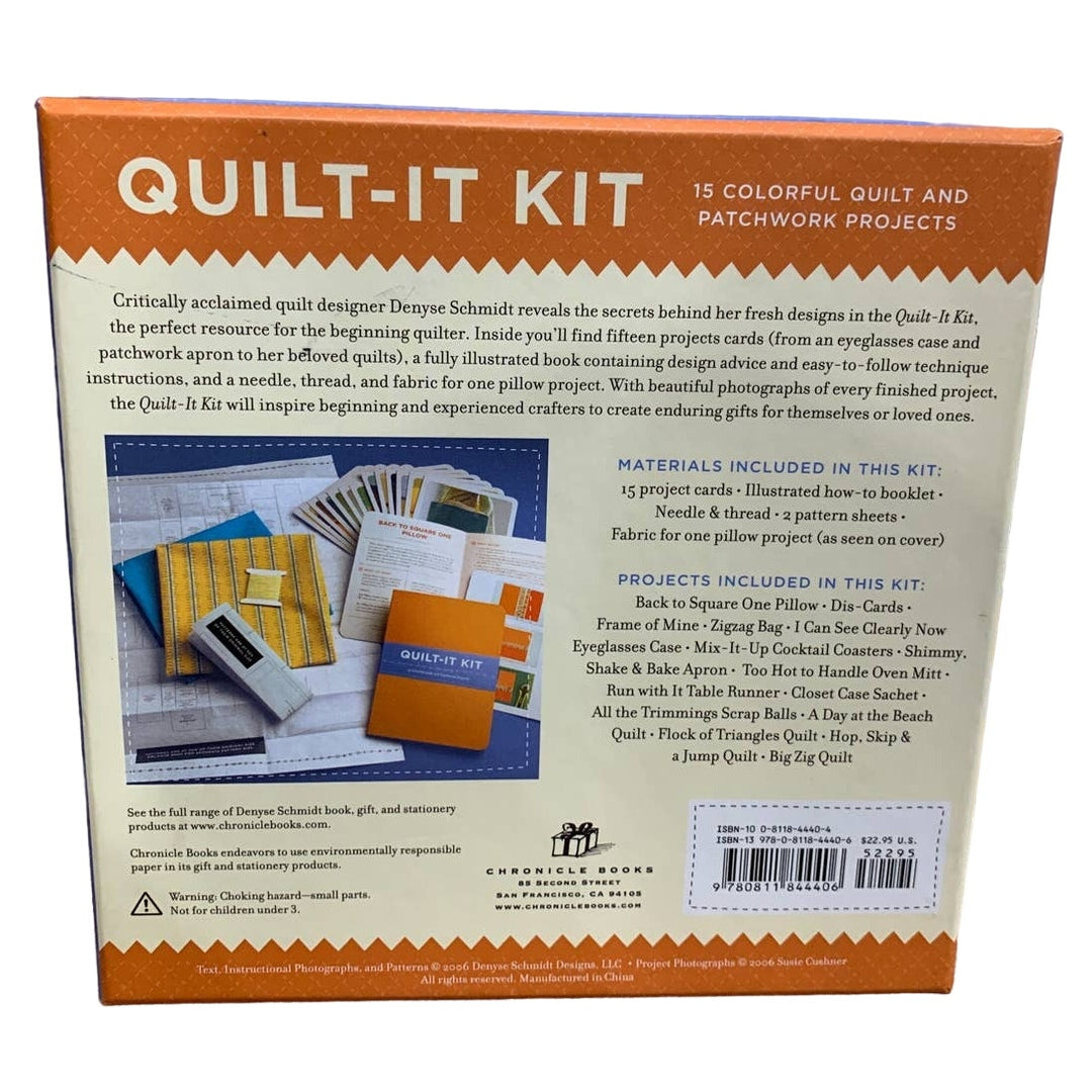 Quilt-It Kit: 15 Colorful Quilt and Patchwork Projects by Denyse Schmidt