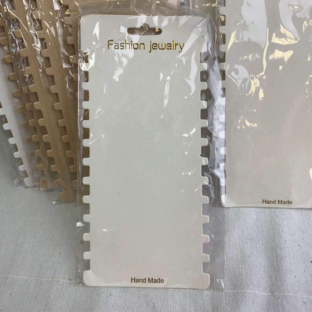 New Cardboard Jewelry Cutout Necklace Bracelet Handmade Packages for Makers