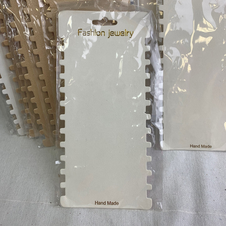 New Cardboard Jewelry Cutout Necklace Bracelet Handmade Packages for Makers