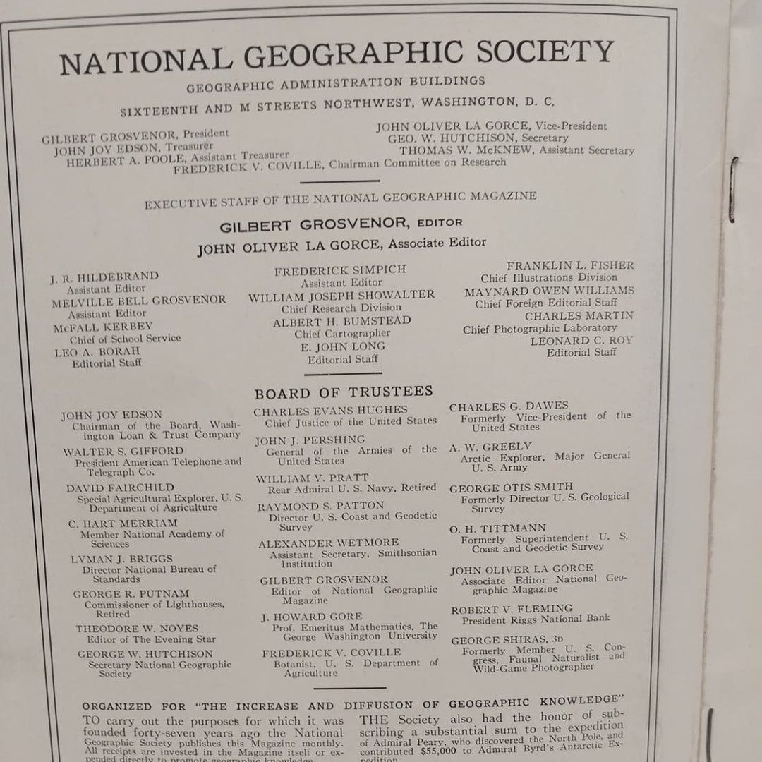 Vintage 1933 October National Geographic Magazine Antartica Sungmas Indo-China