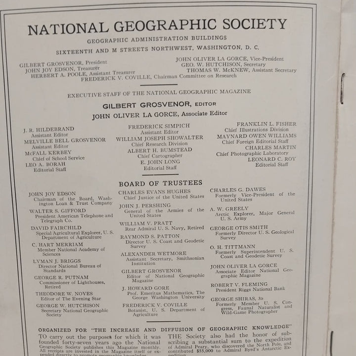 Vintage 1933 October National Geographic Magazine Antartica Sungmas Indo-China