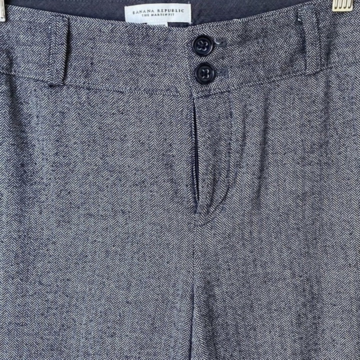 Banana Republic Womens Size 10 Wool Blend Stretch Martin Fit Pants w Pockets