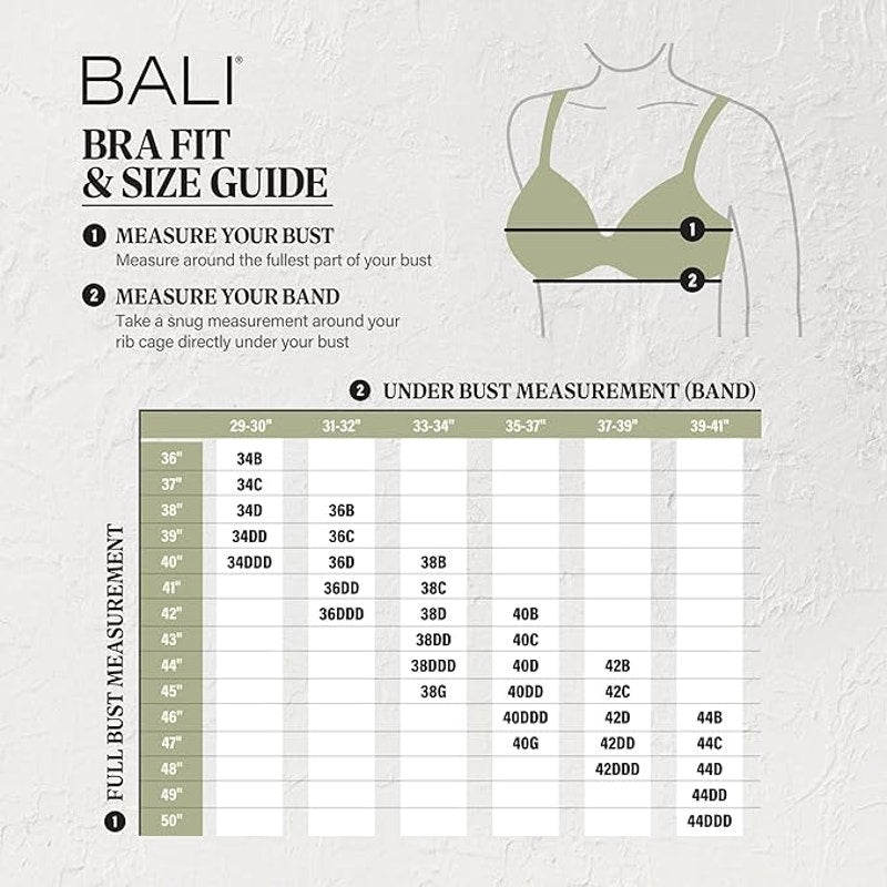 NWT New Bali Womens Size 38D White Cool Comfort Revolution Wire Free Bra