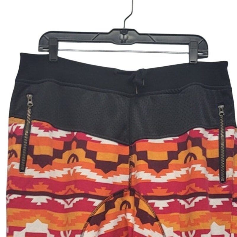 Square Zero Womens XL Cotton  Drawstring Waist Aztec Southwest Sweatpant Joggers