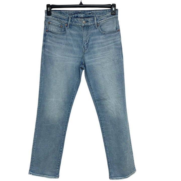 New American Eagle Mens 32 X 34 Airflex Original Boot Cut Denim Blue Jeans
