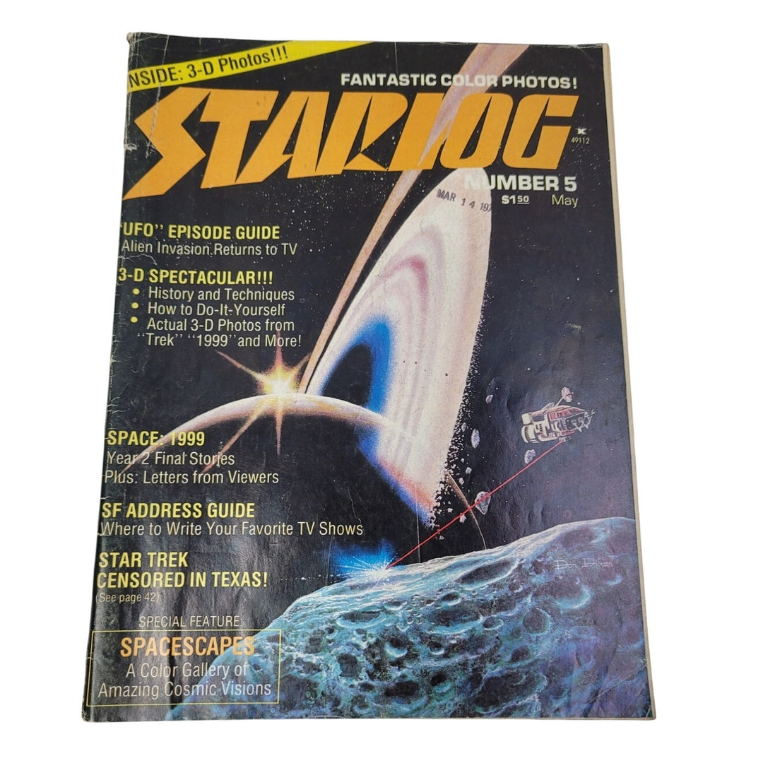 Vintage May 1977 Starlog The Magazine of the Future 