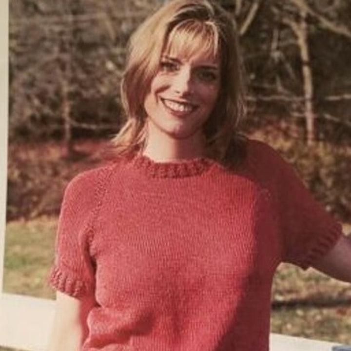 New Plymouth B005 Filati Bertagna Fashion Summer Tweed Sweater Knitting Pattern
