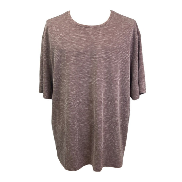 Joseph Abboud Mens 3XLT PolyModal Heathered Short Sleeve Crew Neck Tee Shirt