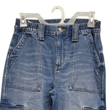 New American Eagle Womens Size 0 Regular Stretch Denim Blue Jeans w Pockets