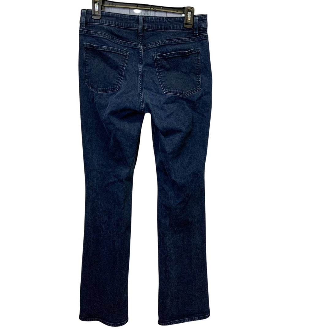 Talbots Womens Size 6 Heritage Stretch Cotton Blend Boot Cut Denim Blue Jeans