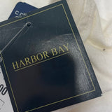 New Harbor Bay Mens 2XLT Long Sleeve 100% Cotton White Crew Neck Tee Shirt