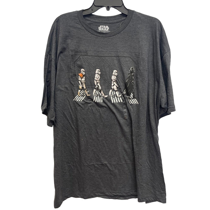 New Star Wars XXL Beatles Inspired Darth Vader Cotton Blend Short Sleeve Tee