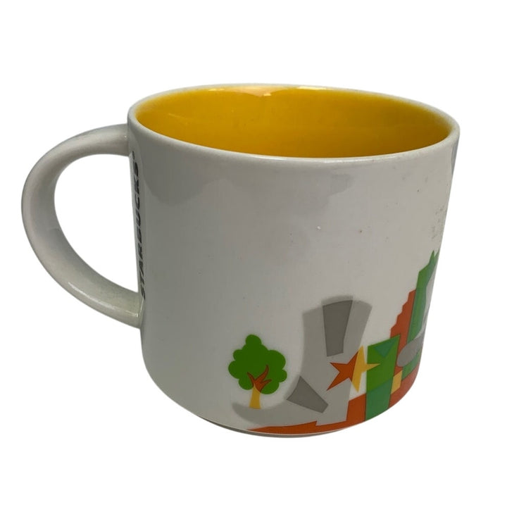 2015 New Starbucks You Are Here Collection Dallas 14oz Ceramic Coffee Mug Cup