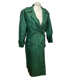 Vintage J Gallery Petites Size 9/10 Double Breasted Trench Coat Removeable Liner