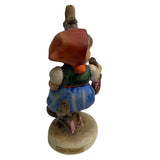 Vintage Hummel Goebel #747 Apple Blossom Tree Girl West Germany Ceramic Figurine