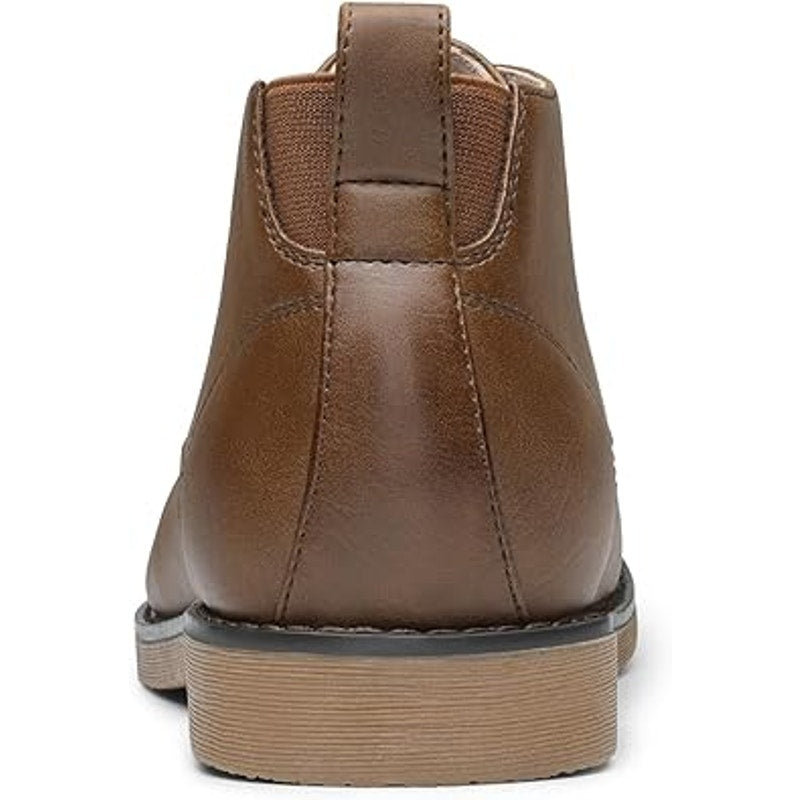 New Bruno Marc Mens Size 11 Brown Lace Up Classic Dress Casual Chukka Boots