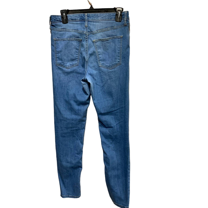 2 Universal Thread Shein Size 8 Black Denim Blue Cotton Blend Skinny Jeans lot