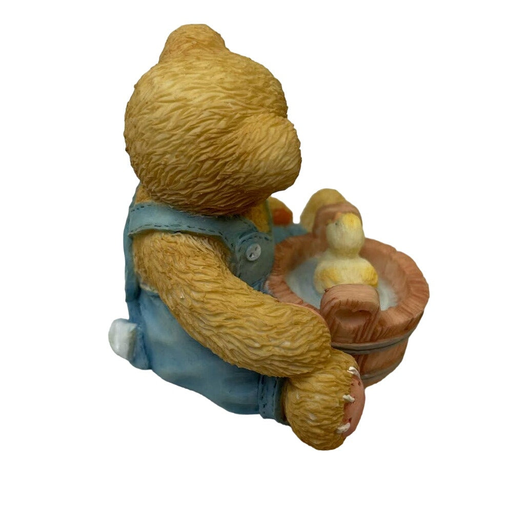 Vintage 1995 Cherished Teddies Robert 156272 Love Keeps Me Afloat Teddy Bear