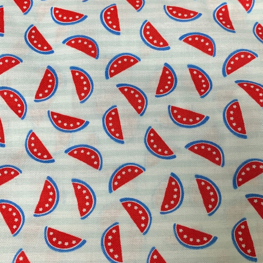 15 New Emma &amp; Mila 18"X21" USA Sunglasses Watermelon Cotton Quilt Fabric FQs