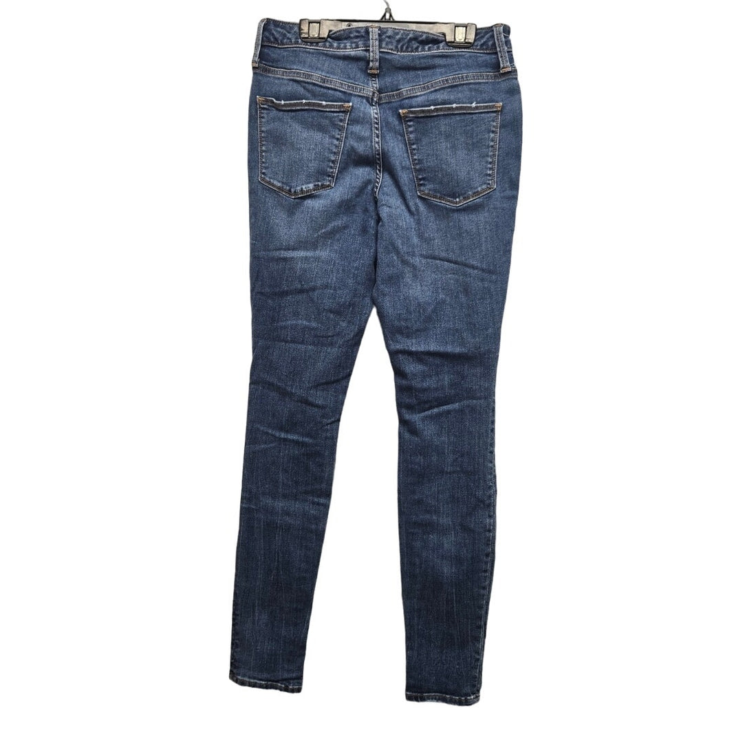 Universal Thread Womens 4 High Rise Skinny Factory Distressed Denim Jeans