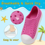 Ziitop Toddler Girls 8-8.5 Pink Slide On Sandal Sneaker Quick Dry Water Shoes