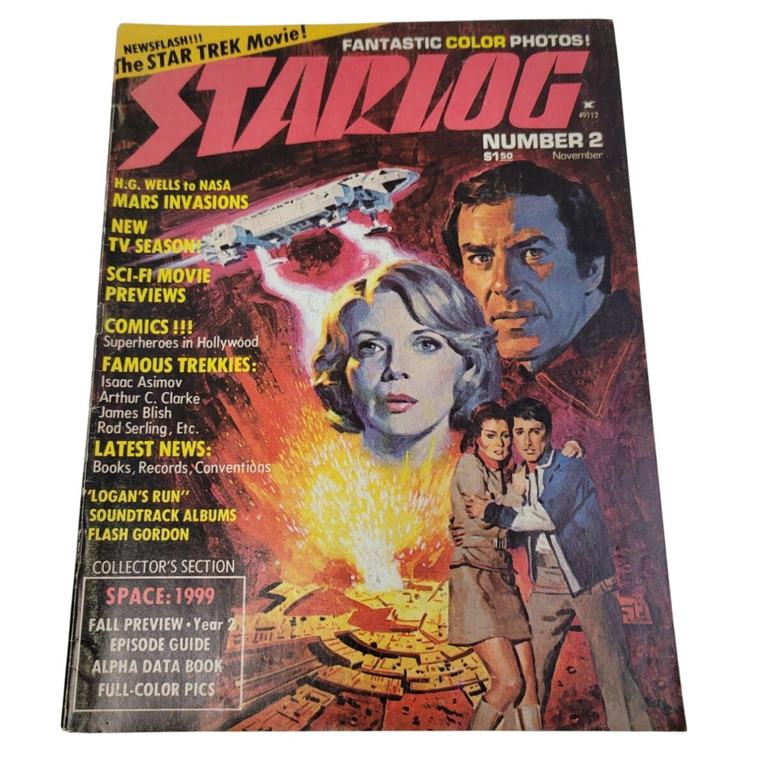 Vintage November 1976 Starlog The Magazine of the Future 