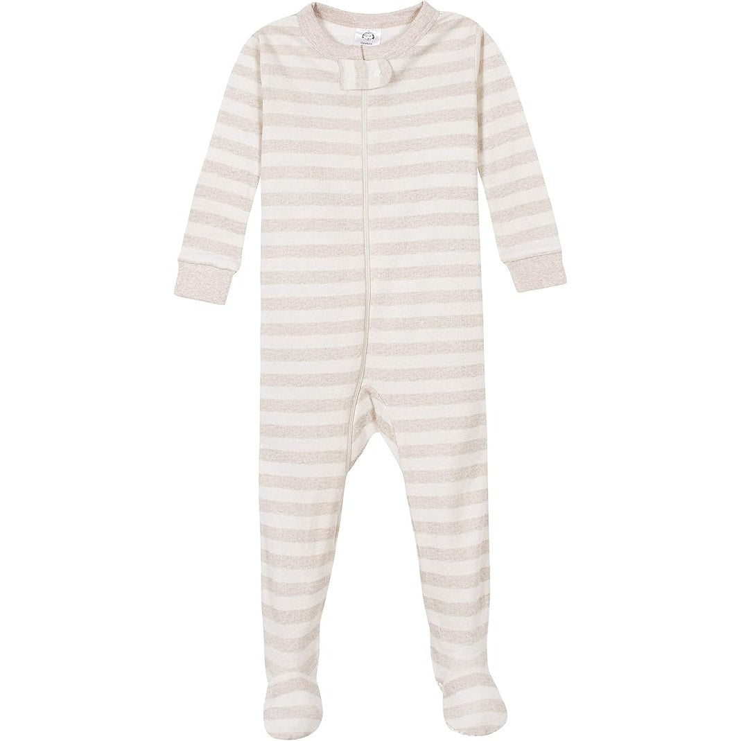 New 4-Pack Gerber Baby Boy Size 9 Months Brown Dog Truck Bear Footed Pajamas