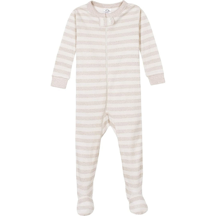New 4-Pack Gerber Baby Boy Size 9 Months Brown Dog Truck Bear Footed Pajamas
